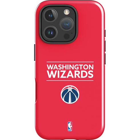 NBA Washington Wizards Standard - Red iPhone 16 Pro Impact Case